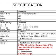 Winter Gifts USB Electric Mini Hand Warmers Rechargeable Reusable Pocket Hand Warmer With Power Bank thumbnail-2