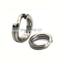 200pcs/set Stainless Steel Split Ring Fishing Hard Bait Double Loop Split Open Carp Tool Fishing Pesca Lures Tackle Connector thumbnail-5