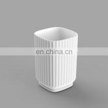 Vertical Stripe High Quality Plastic Bathroom Sets Bathroom Accessories Christmas Gift Set thumbnail-4