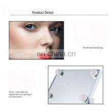 Новый дизайн оптовый портативный зеркало с лотком для хранения, настольное косметическое зеркало для макияжа thumbnail-5