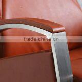 High Back Genuine Leather Luxury Chair Item A902 thumbnail-4