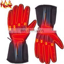 Manufacturers Waterproof Rechargeable Electric Heating Biker Ski Winter Warm Resistant Heated Gloves With Battery thumbnail-1