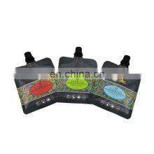 High Quality 20 ml Custom Logo Aluminum Foil Pouch Cosmetic Plastic Spout Bag thumbnail-5