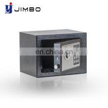 High Quality Black Metal Hidden Seceret Storage Jewelri Portable Deposit Bank Cash Small Safe Box With Electron Safe Lock