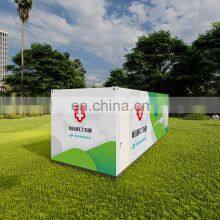 China Manufacturer 2 Beds Safe Observation Medical Container House Isolation Medical Cabin Container Medical Cabin