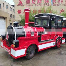 Children and Adults Amusement Park Tourism Tourist Train Trackless Train Adult Rides Train Set thumbnail-3