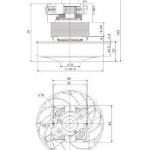 Brush Vacuum Cleaner Motor thumbnail-2