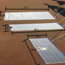 3ft X 4ft Zinc and Steel Field Surface Leveling Drag Mat thumbnail-4