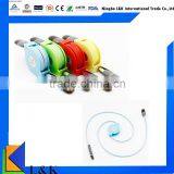 2 in 1 Extendable Micro USB 1m Data Cable Charger/portable Usb Charger