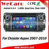 Wecaro WC-JC6235 Android 4.4.4 radio 2 din for Chrysler Aspen car gps navigation system 2007 - 2010 TV tuner