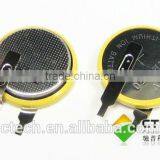 Li-ion 2450 Litthium Button Cell With Solder Tabs Lir2450 3.7v Lithium Ion Button Cell Battery