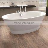 Modern Design Small Sizes Oval Shaped Outdoor Bathtub thumbnail-3