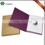 Custom a4 Paper Cardboard Office File Folder With Slipcase