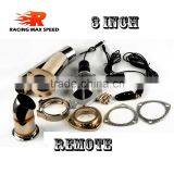 3 Inch Type y 304 Stainless Steel Flexible Exhaust Pipe With Remoter