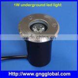 High Power Outdoor IP67Ground Recessed 1W 3W 12v Led Underground Light