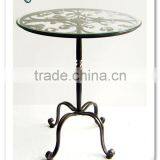 KZ8-06047 Classical Wrought Iron Metal Modern Coffee Table thumbnail-6