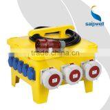 SAIP/SAIPWELL Power Mobile Socket Box With IP67 Industrial Plug and Socket