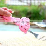 C082 Cartoon Plastic Handle Baby Stainless Steel Spoon thumbnail-3