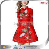 Clothing Brand in China Online Shop Fashion Woman Small Mandarin Collar Chinese Dresses Short Puffy Prom Dresses thumbnail-1