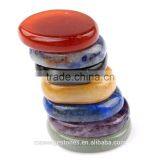 Highly Polished Colorful Seven Chakra Semi-precious Stones on Sale