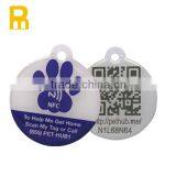 Dog Tag Type PVC Plastic Nfc Pet id Tag thumbnail-2
