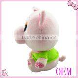 Cartoon Piggy Plush Toy Custom Design Printed Logo Stuffed Pig thumbnail-3