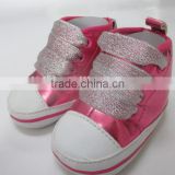 wholesale infant PU baby shoes with shoe lace baby sneaker baby shoes for girl