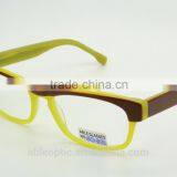 HOTSELLING Milky Color Fashion Students Acetate Hand Made Spectacles Optical Frames Eyewear Eyeglasses thumbnail-3