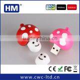 PVC Cartoon USB Flash Drives Mushroom Shape Wholesale 2GB4GB8GB16GB Custom Solution LOGO PVC/SILICONE USB Flash Drive thumbnail-1