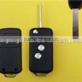 Upgrade Remote Flip 2 Button Key Shell Replacement Peugeot 407 thumbnail-1