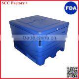 Roto Molding Plastic Fish Tubs Insulated Ice Fish Bin Frozen Food Shipping Box