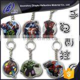 Hiway China Supplier Metal Key Chain With Steel Wire Rope Reflective Accessories