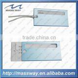 Blank Wholesal Customized Anodized Blue Travel Aluminum Baggage Tag thumbnail-1