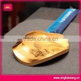 Gold / Nickel / Bronze Honor Wholesale Custom Logo Gold Medal With Ribbon