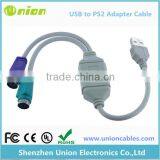 USB to PS/2 PS2 Cable Keyboard Mouse Adapter Converter thumbnail-1