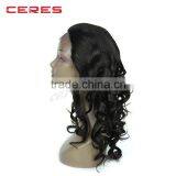Peruvian Indian Malaysian Brazilian Human Hair Full Lace Wig Brazilian Hair Lace Front Wig Body Wave thumbnail-4