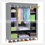 2016 simple design fabric wardrobe for storing clothes