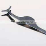 Fashionable Stainless Steel False Eyelash Applicator Eyelash Extension Tweezers thumbnail-6