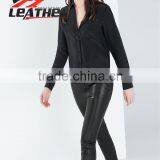 Autumn Winter Thicken Fashion Pencil Pant Ladies Leather Casual Pants Women 5363 thumbnail-3