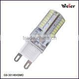 Hot Sale! 220-240V AV RA>80 G9 Silicon 3014 Led 3W 64SMD