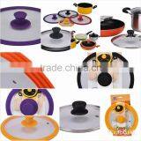 Silicone Cook Pot Glass Lid thumbnail-1