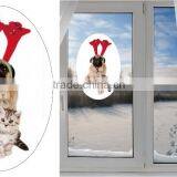 Newest Cartoon Dog Design Static Cling Window Sticker Decal thumbnail-2