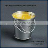 Traval Favor Metal Bucket With Thick Wick Out Door Citronella Candles thumbnail-1