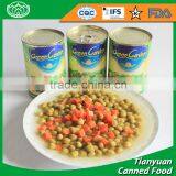 New Crop Factory Wholesale Canned Green Peas With Carrots
