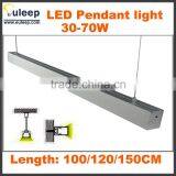 Aluminum profile linkable office led pendent light,1000mm,20w,customized length is available