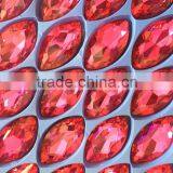 Star Light Wholesale Perfect Shining 17x32mm Marquise Shaped Stone For Luxury Decoration Loose Pointback Gemstone thumbnail-1