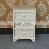 Modern Style Simplicity Cream Wood Small 3 Drawer Chest thumbnail-2