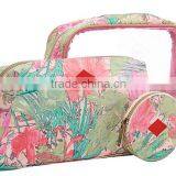 Clear Plastic Makeup Train Case Travel Cosmetic Package Bag thumbnail-3