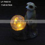 Solar Hand Lamp Meerkat Figurines Led the Lamp thumbnail-5