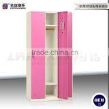 Material 3-door Closet Key Lock Colorful Steel Locker Staff Office Locker thumbnail-3